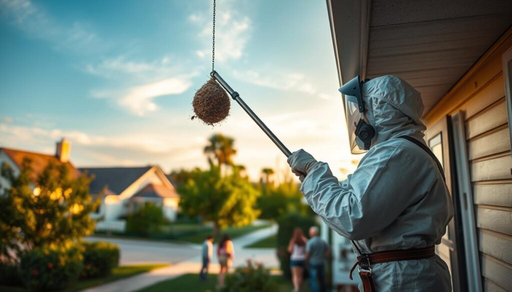 Wasp Nest Removal in Katy